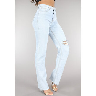 Redial Jeans Hellblaue Tall Jeans mit Rissen