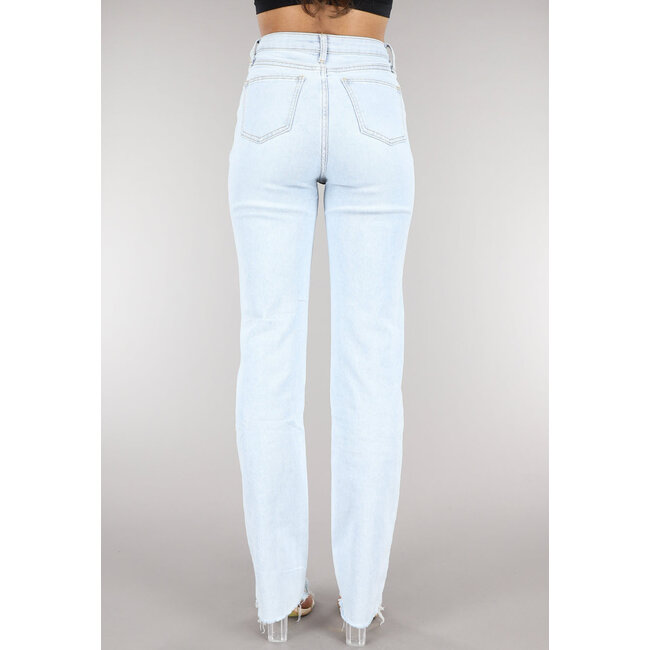 Hellblaue Tall Jeans mit Rissen