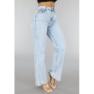 OP=OP.11.NL Hellblaue Straight Leg Jeans