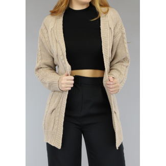 BF2023 Camel Strickjacke