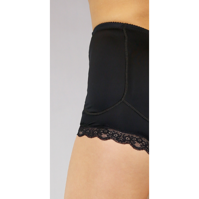 Schwarze gepolsterte Butt Lift Short