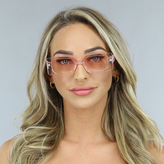 TERUG Retro Chunky Pink Sonnenbrille