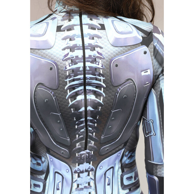Jumpsuit mit Roboterdruck