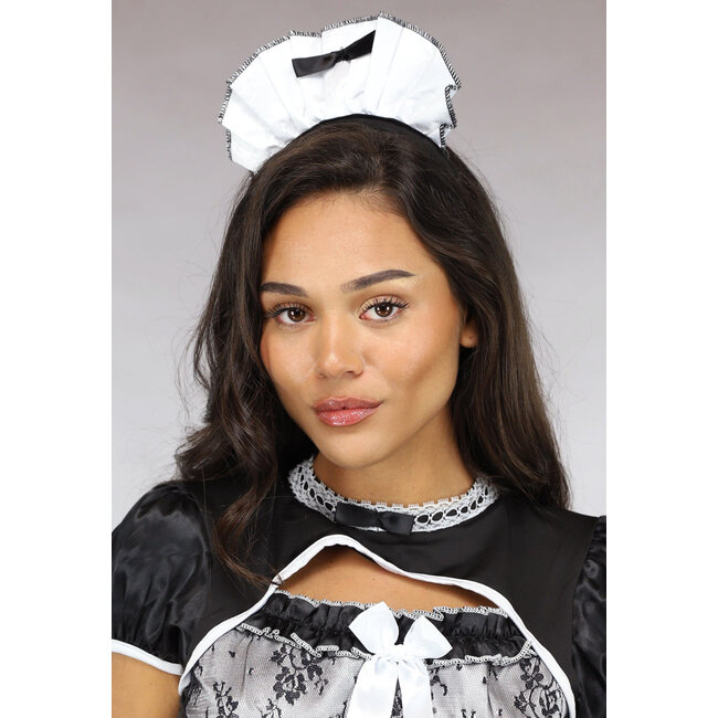 Haushälterin Kostüm mit Spitzendetails