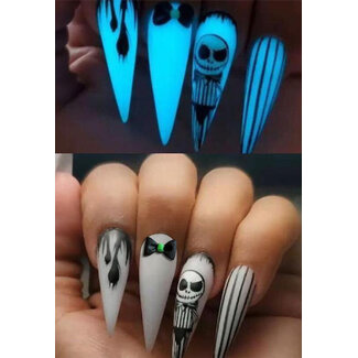 Tim Burton Halloween Klebenägel