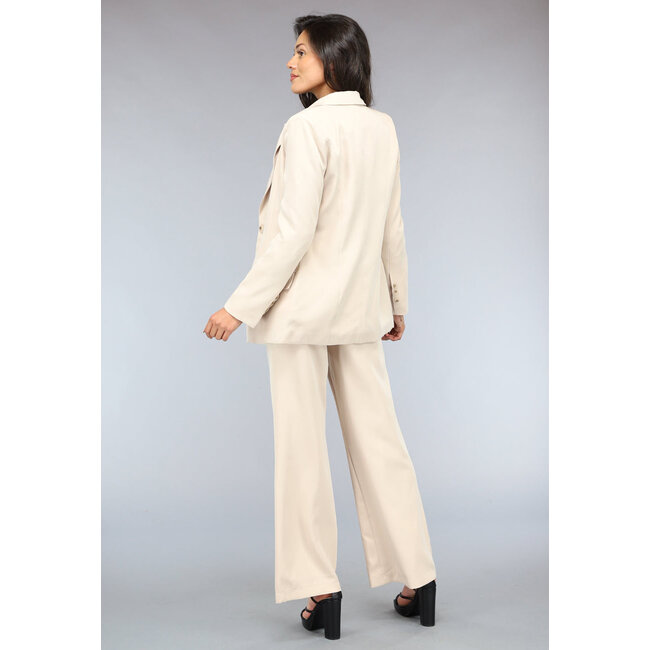 Blazer mit weitem Bein Pantaloon Set