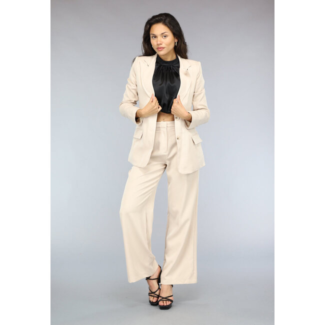 Blazer mit weitem Bein Pantaloon Set