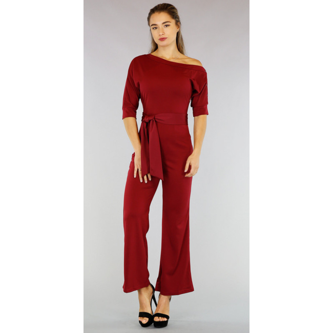 Weinroter Jumpsuit