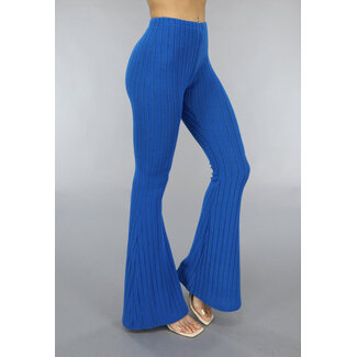 OP=OP! Flair-Hose aus grober Rippe in Soft Blue