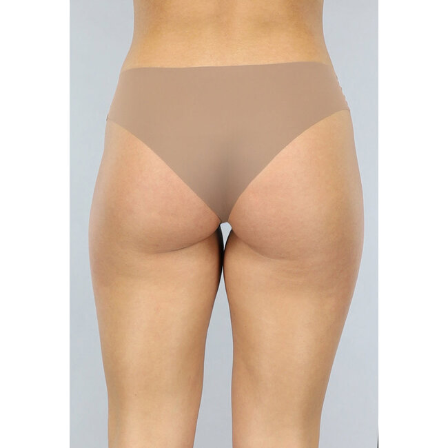 Nahtloser Schlüpfer in Taupe