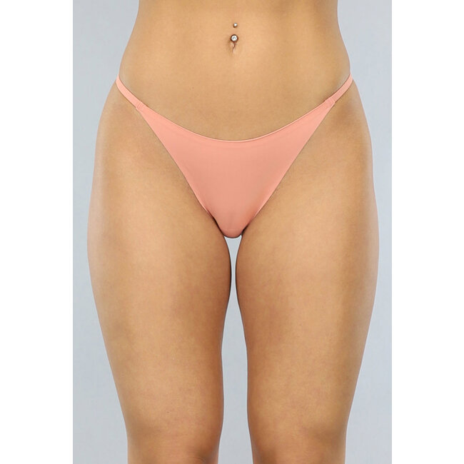 Hautfarbener nahtloser G-String