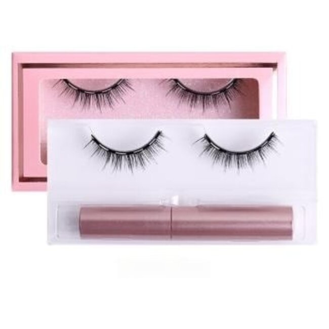 Magnetische Wimpern mit kurzem Wimpernaufschlag