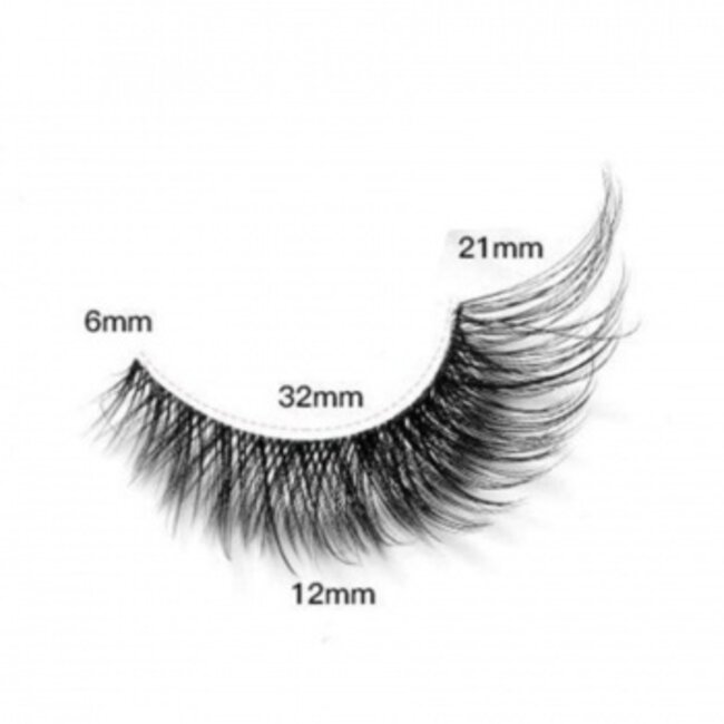 Mega Volume Cat Eye Look Falsche Wimpern 7er Set