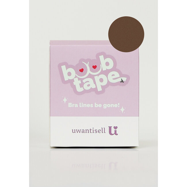 Boobtape - Busenband - Modeband Schokolade Dunkelbraun