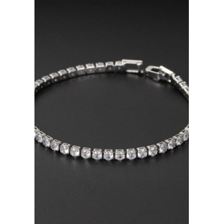 OP=OP.14.AV Silbernes Strass-Armband