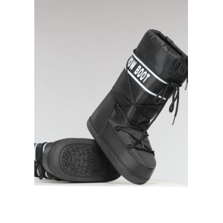 Schwarze Schneestiefel mit hohem Modell