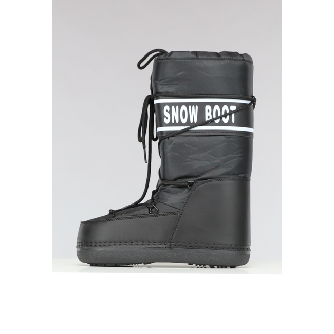 Schwarze Schneestiefel mit hohem Modell