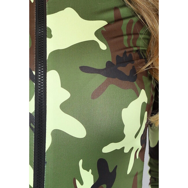 Weibliche Armee Armee Playsuit Kostüm