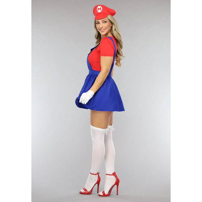 Weibliches Mario-Kostüm
