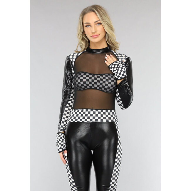 Mesh Racer Pit Ehepartner Kostüm