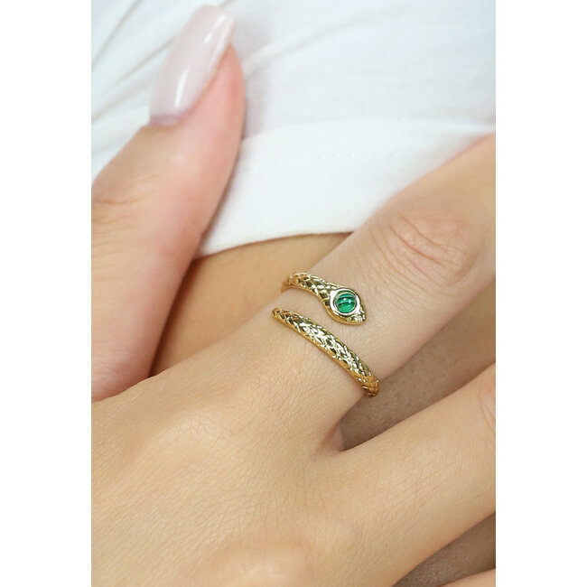 Gold Schlange Ring