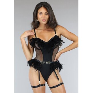 Fischnetz-Dessous-Set
