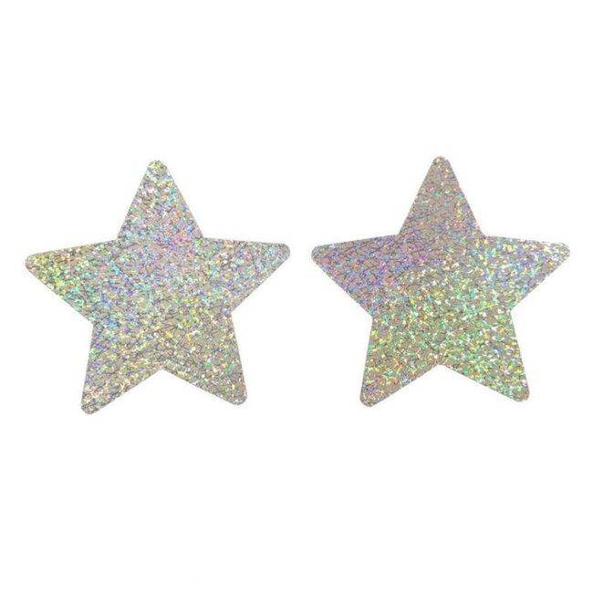 Holographische Sterne Nipple Covers