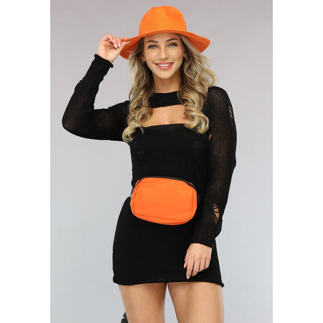 Orangefarbener Basic-Hut