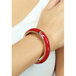 Rotes Armreif-Armband