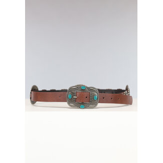 Brauner Cowboy-Gürtel