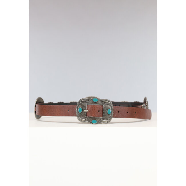 Brauner Cowboy-Gürtel