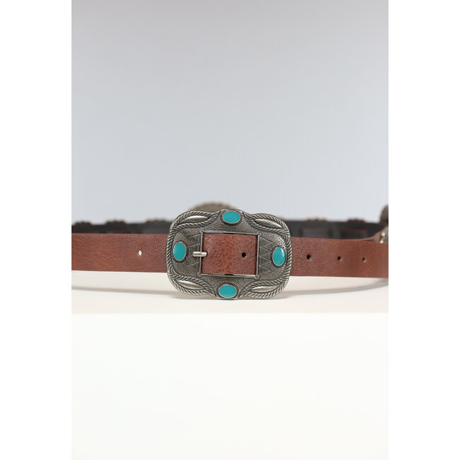 Brauner Cowboy-Gürtel