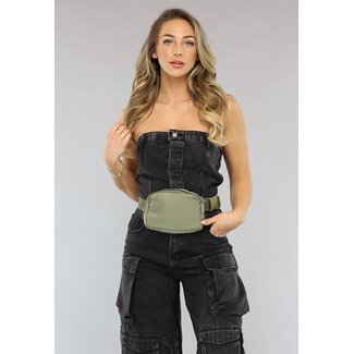 Armee grün Verstellbare Festival Tasche