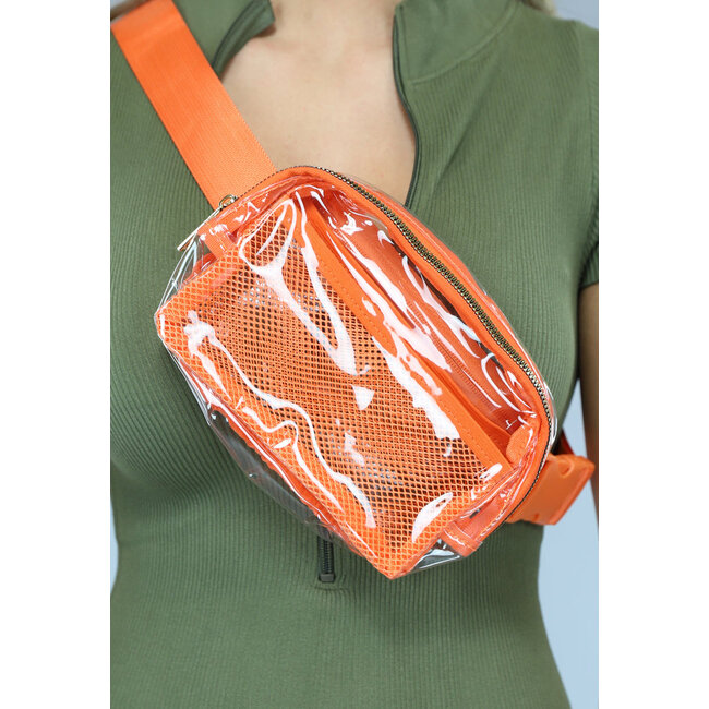 Gürteltasche Orange Transluzent