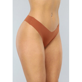 Brauner Tanga mit V-Modell