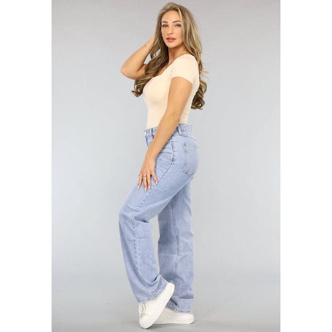 Beige Kurzärmeliges tailliertes Top