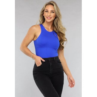 Korrigierender blauer Bodysuit mit Pads