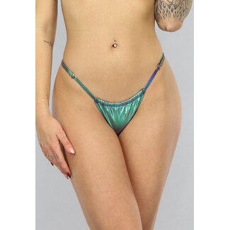 Freches holografisches verstellbares Bikini-Unterteil