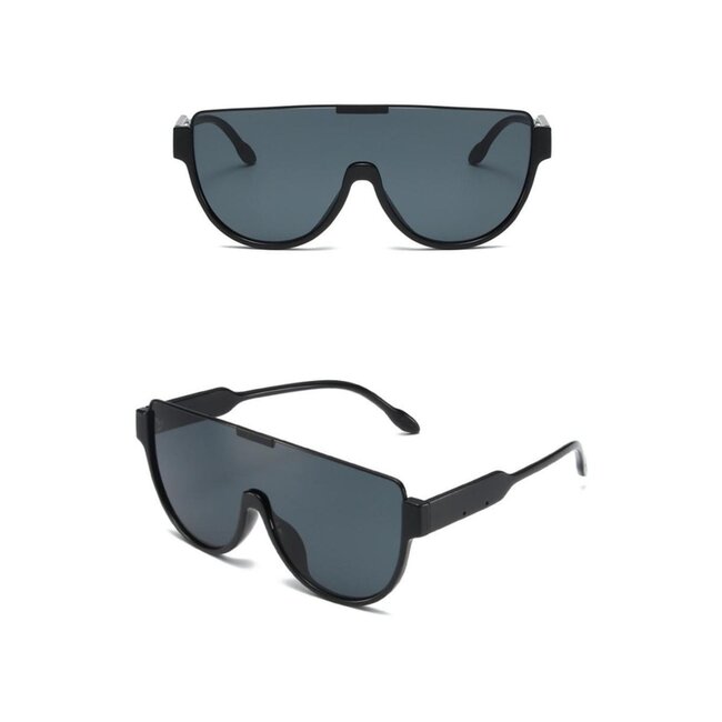 Schwarze Sonnenbrille in Übergröße