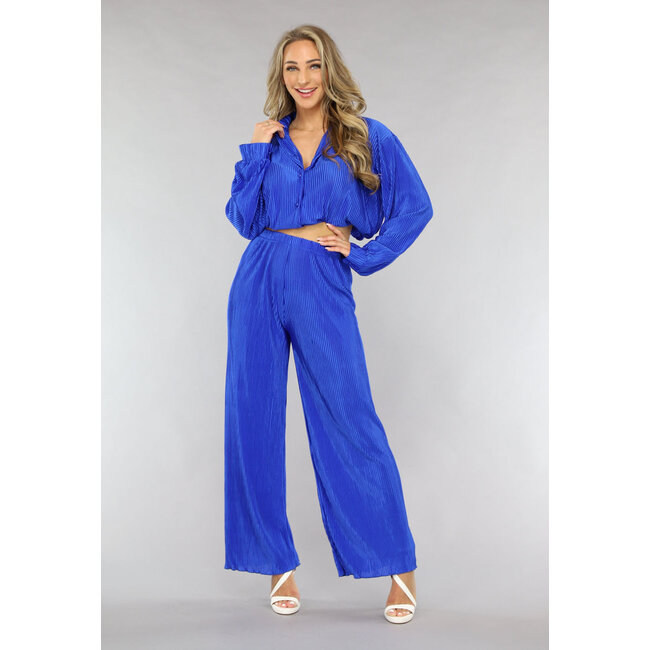 Blue Rib Co Ord Set