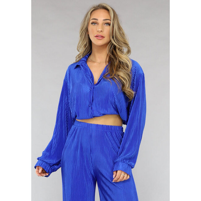 Blue Rib Co Ord Set