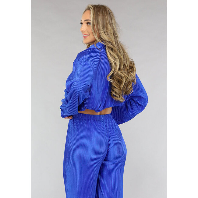Blue Rib Co Ord Set