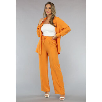 Passendes Set mit Bluse in Orange