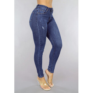 OP=OP.39.NL Dunkelblaue Skinny Jeans mit Stretch