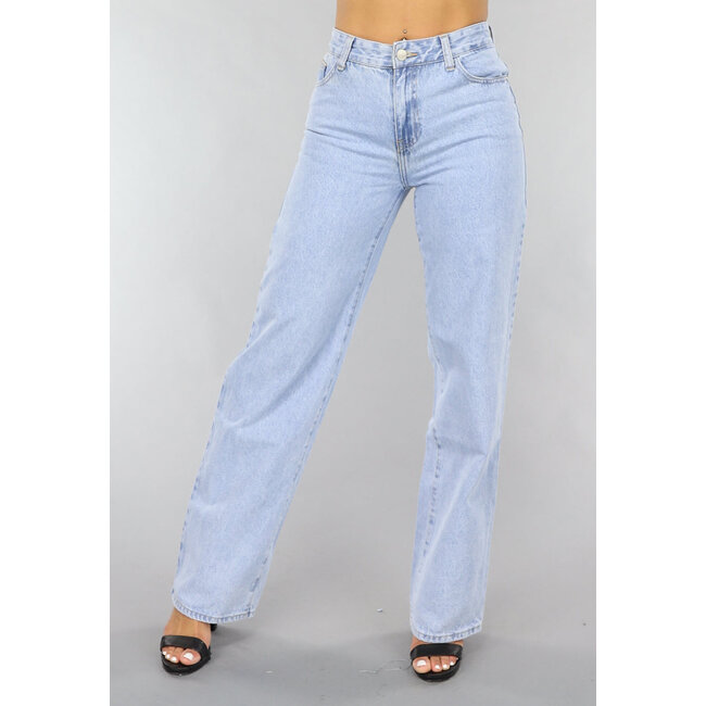 Hellblaue Baggy Jeans
