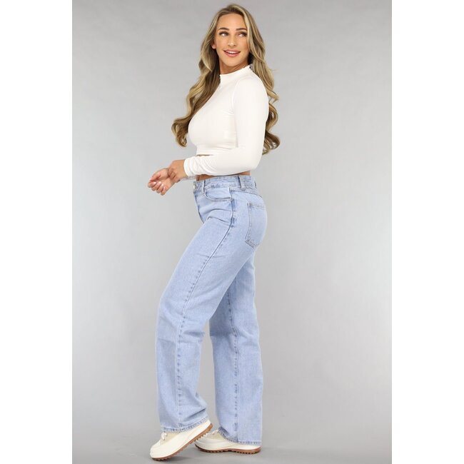 Hellblaue Baggy Jeans