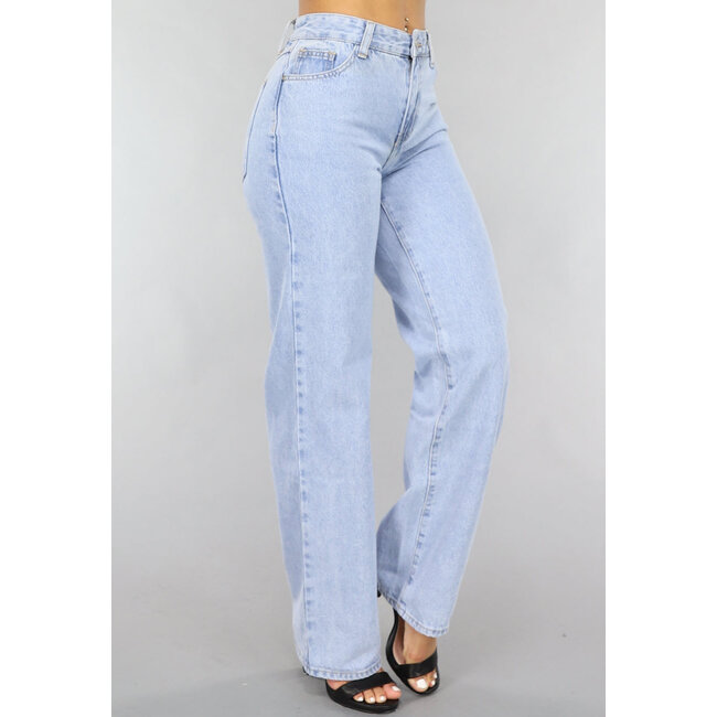 Hellblaue Baggy Jeans