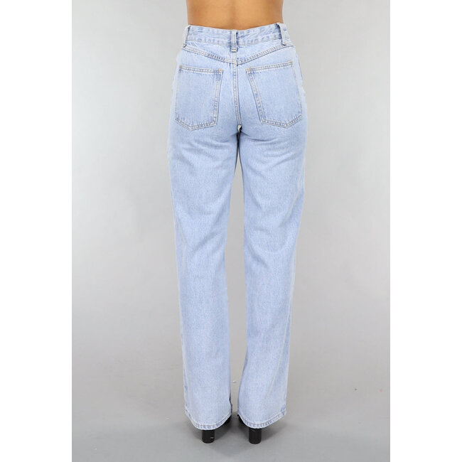 Hellblaue Baggy Jeans
