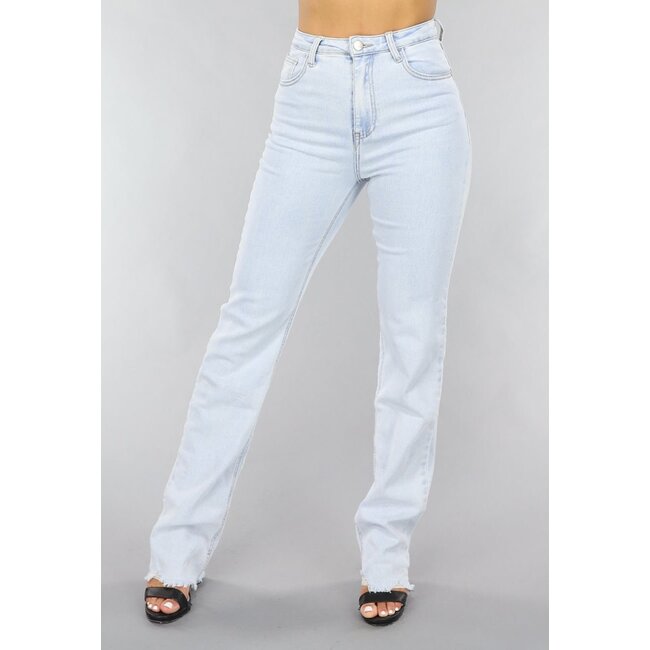 Gerade Tall Jeans mit Stretch in Hellblau