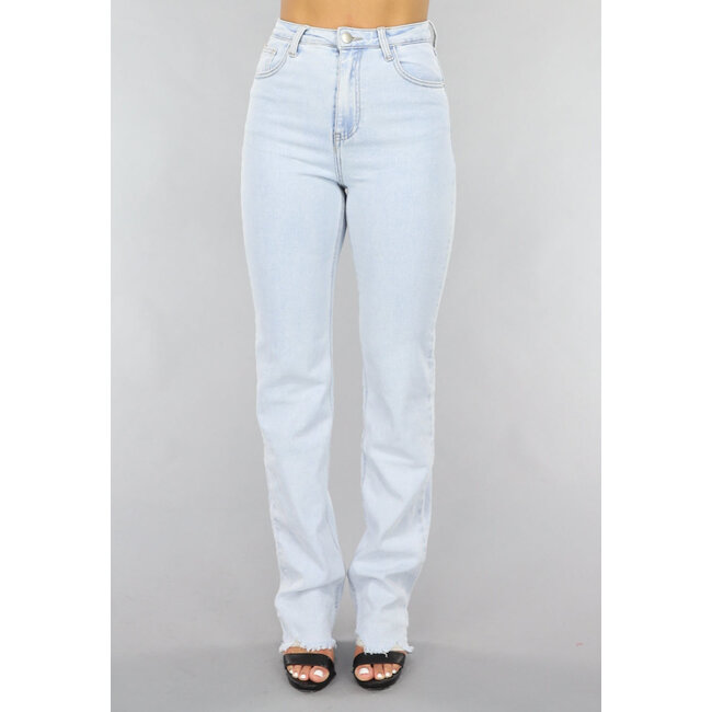 Gerade Tall Jeans mit Stretch in Hellblau